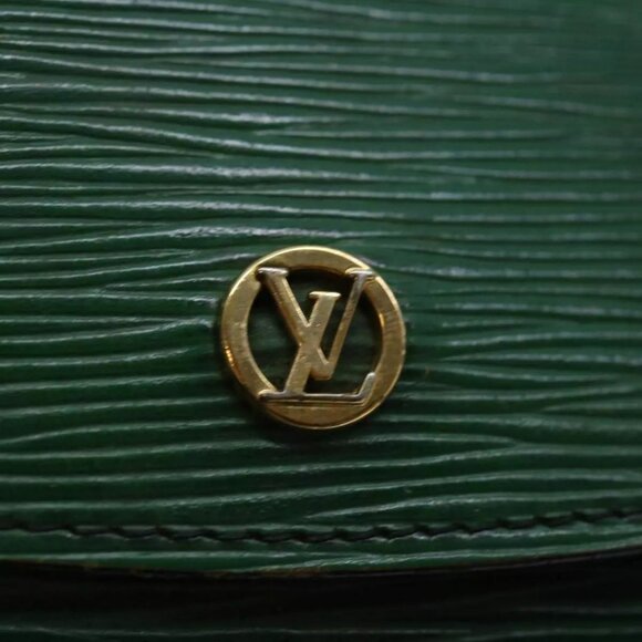 LOUIS VUITTON Epi Montaigne 27 Clutch Bag Green - Picture 10 of 16